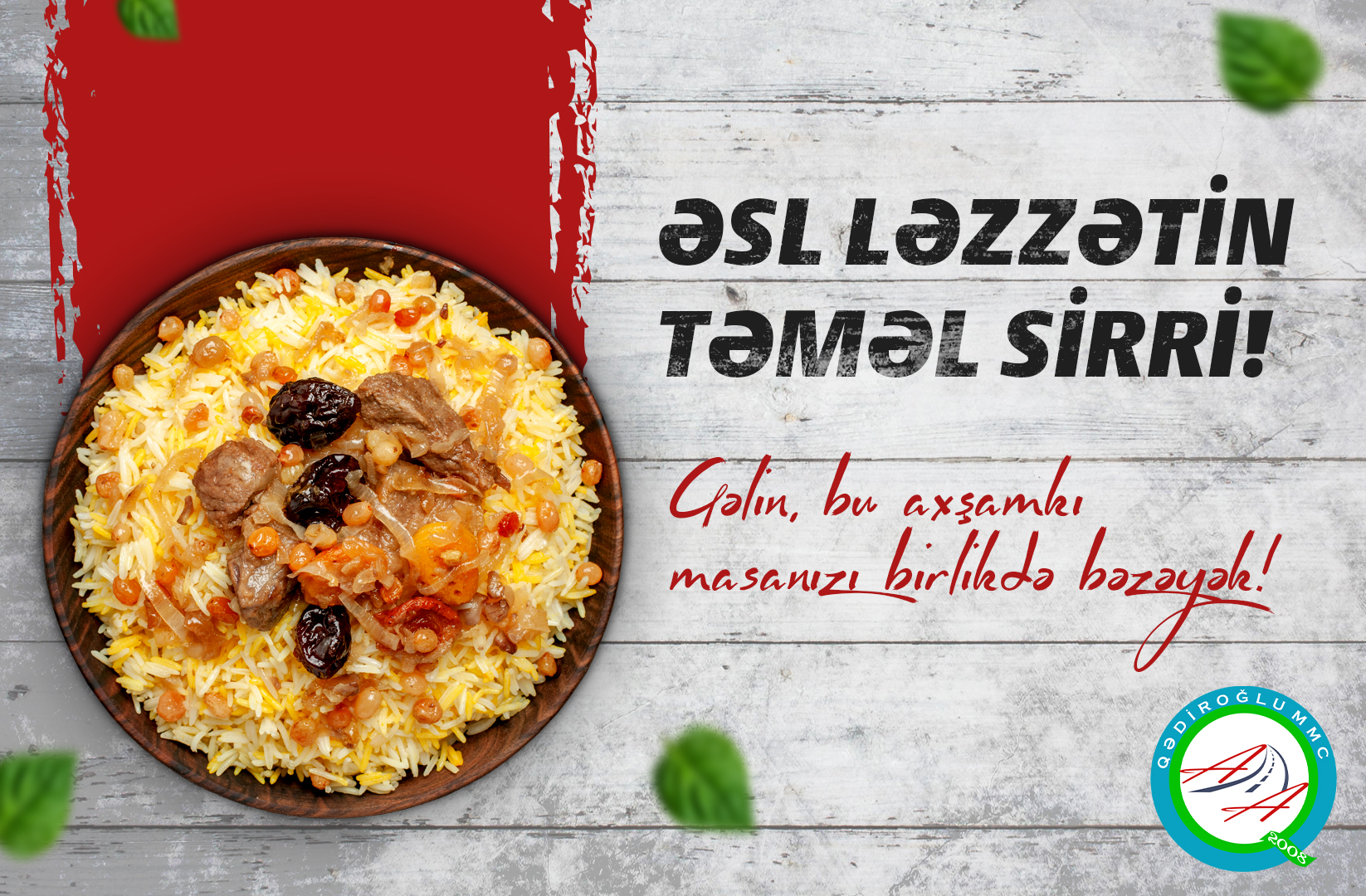 Dadlı xörək məhsulları banner